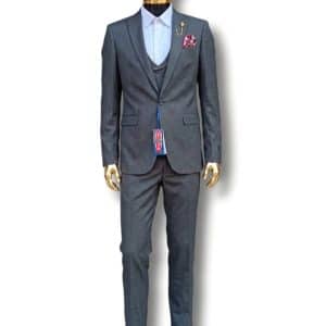 3 Piece Suit for Men (Grey)