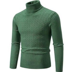 Polo Necks for Men Green