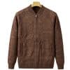 Zipped Sweaters for men (Brown)